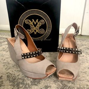 Modern Vintage Studded Platforms